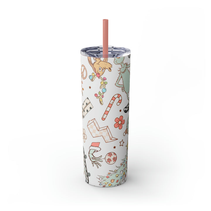 Skinny Tumbler with Straw, 20oz