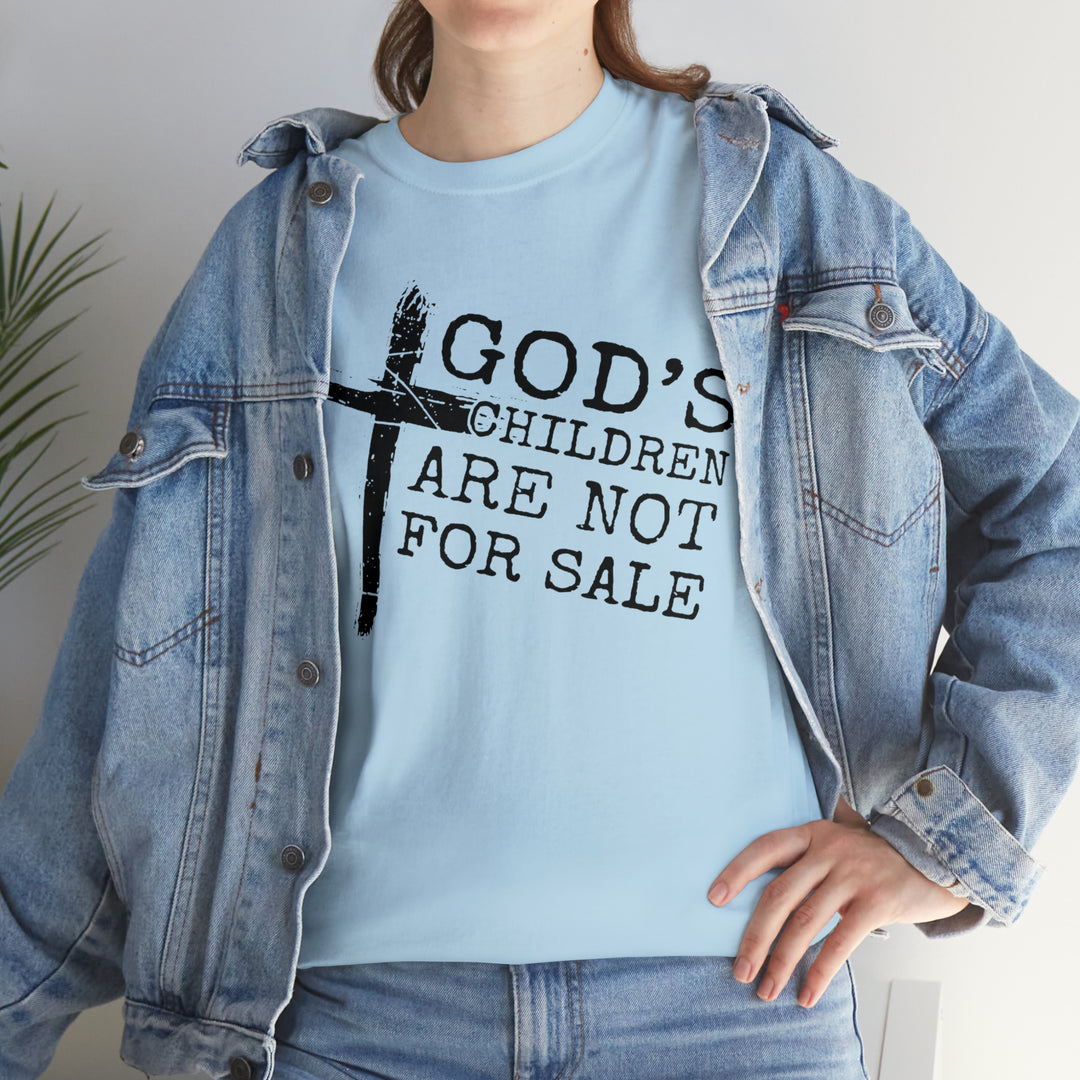 Gods children are not for sale-Unisex Heavy Cotton Tee
