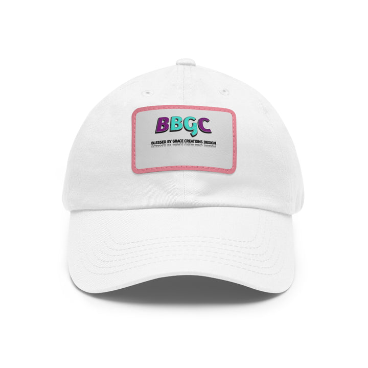 BBGC=Dad Hat with Leather Patch (Rectangle)