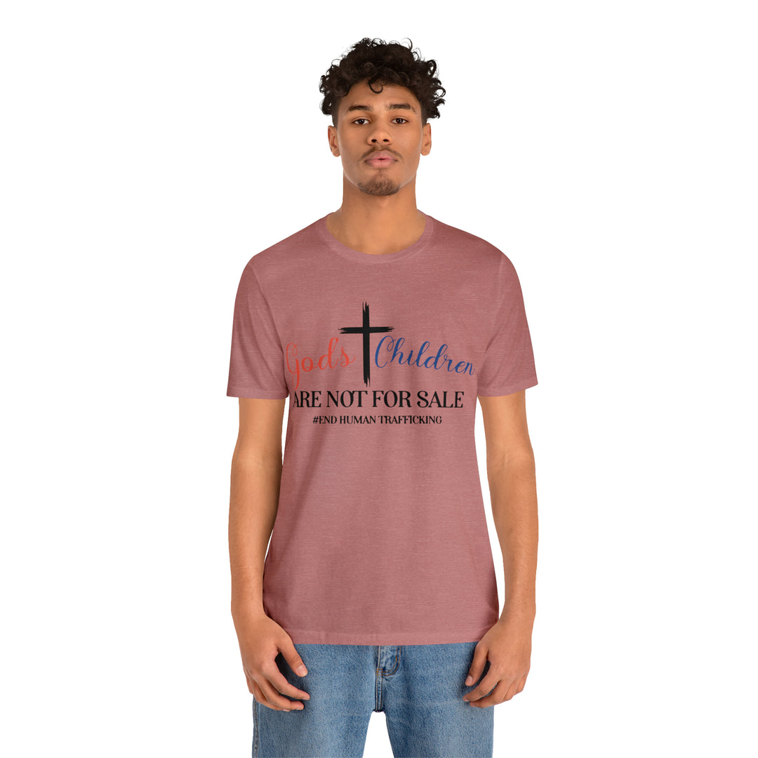 End Human trafficking-Unisex Jersey Short Sleeve Tee