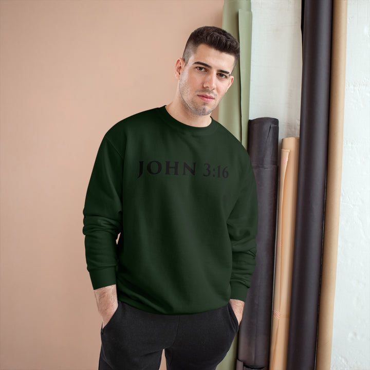 JOHN 3:16-Champion Sweatshirt