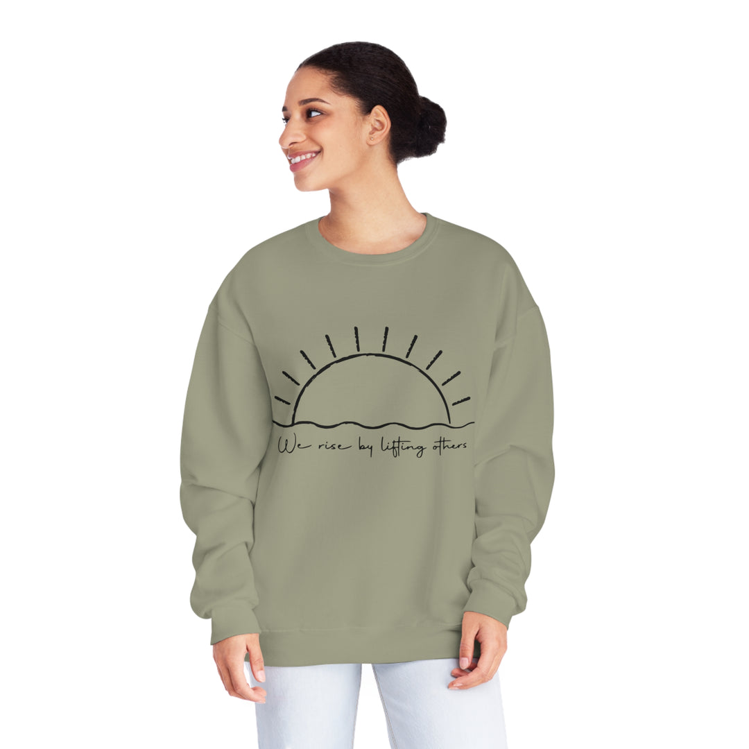 We Rise By Lifting Others=Unisex NuBlend® Crewneck Sweatshirt
