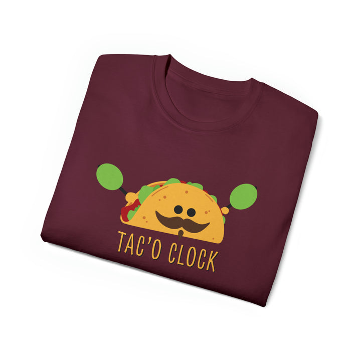 TACO CLOCK=Unisex Ultra Cotton Tee