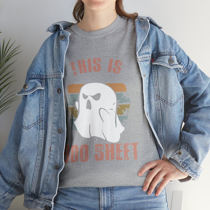 This is Boo Sheet-Unisex Heavy Cotton Tee