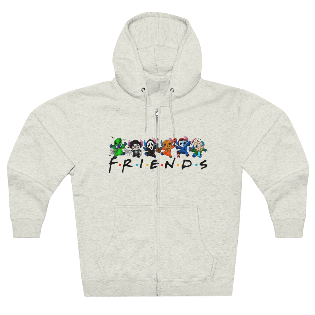 Friends-Unisex Premium Full Zip Hoodie