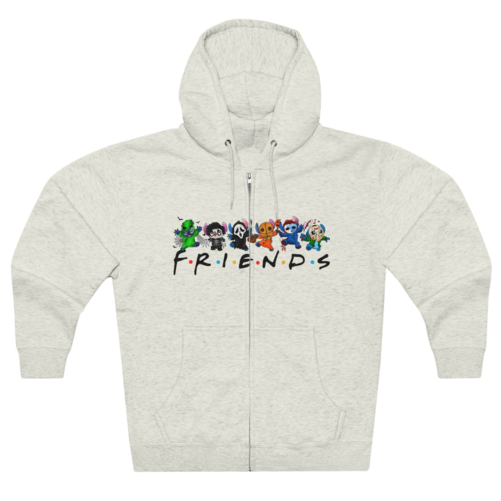 Friends-Unisex Premium Full Zip Hoodie