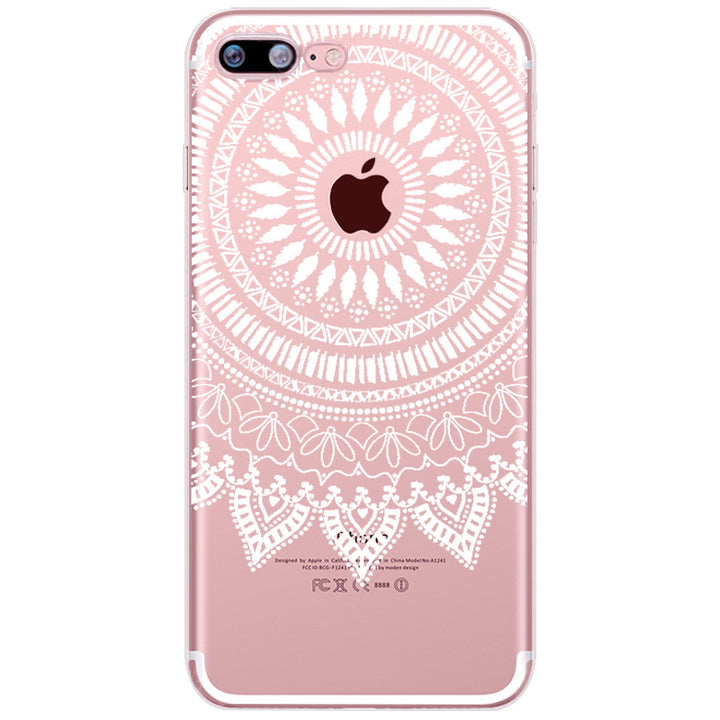 Compatible with Apple, Iphone12 Mobile Phone Case Painted Mandala Pattern