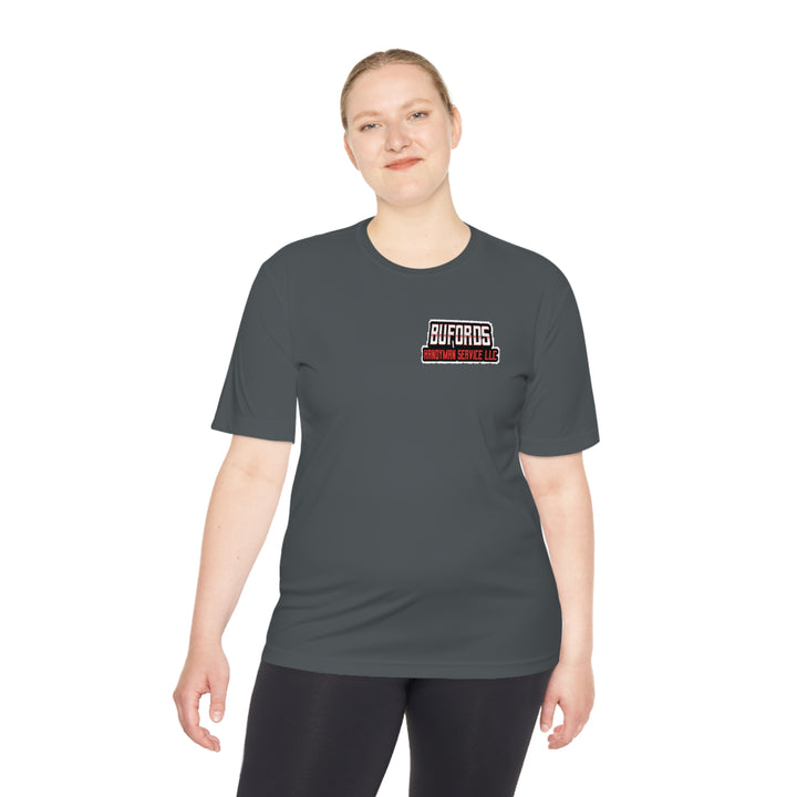 BUFORDS HANDYMAN SERVICE-Unisex Moisture Wicking Tee
