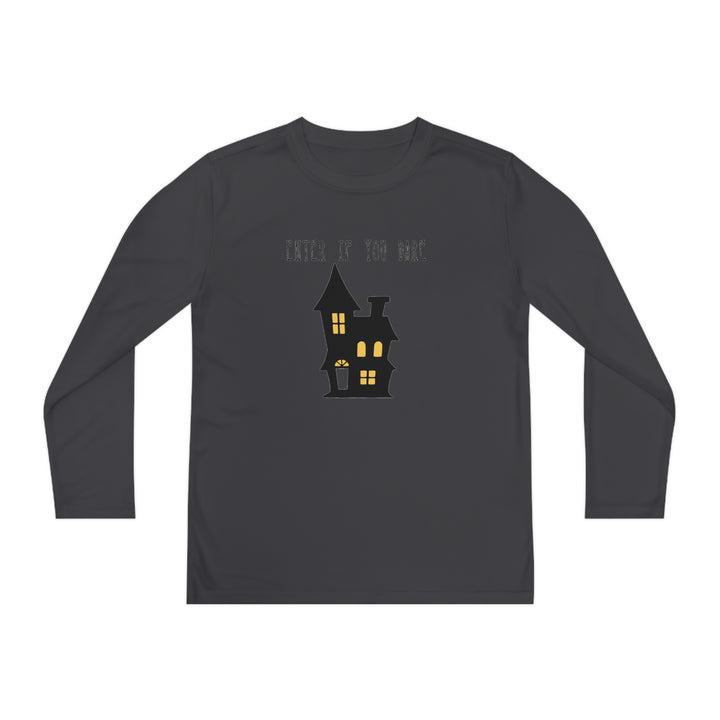 Enter if you dare-Youth Long Sleeve Competitor Tee