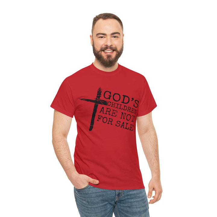 Gods children are not for sale-Unisex Heavy Cotton Tee