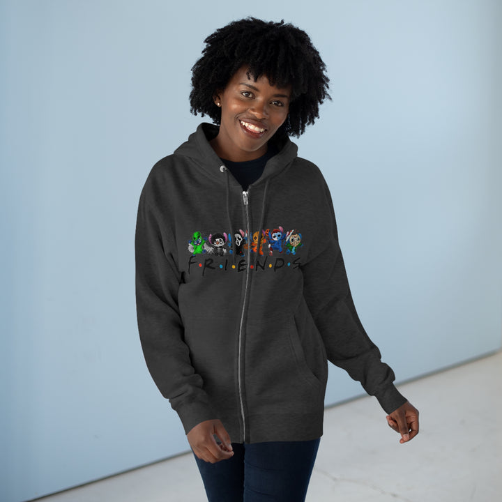 Friends-Unisex Premium Full Zip Hoodie