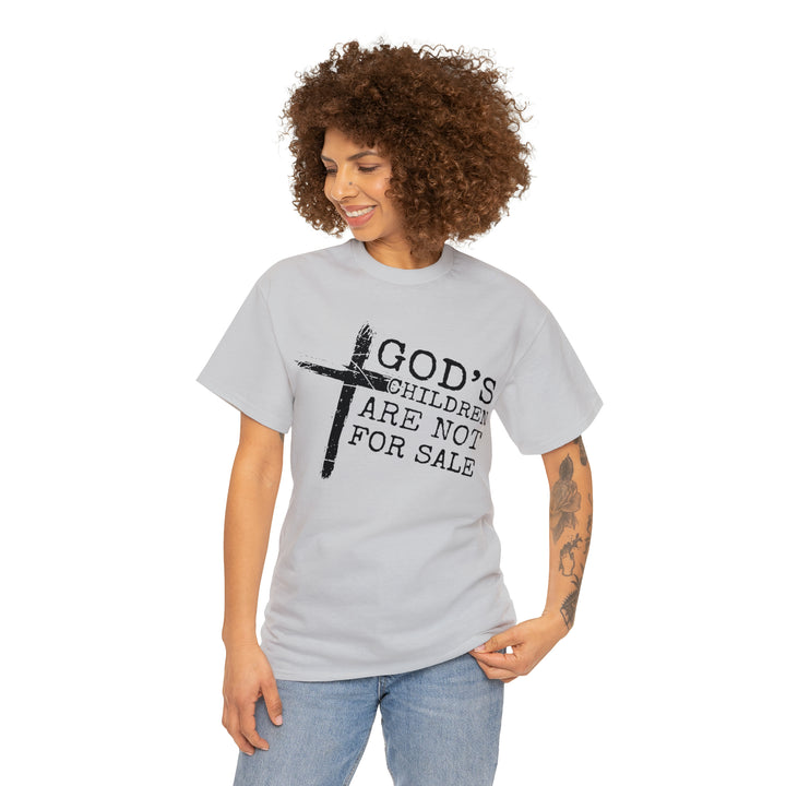 Gods children are not for sale-Unisex Heavy Cotton Tee