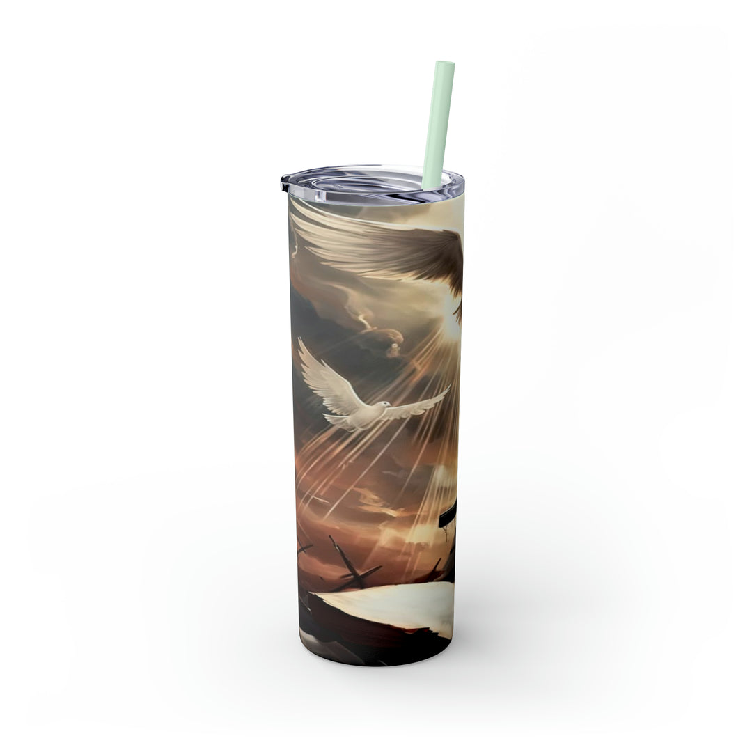 Skinny Tumbler with Straw, 20oz