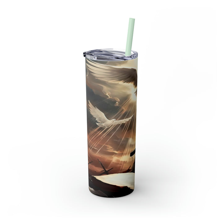 Skinny Tumbler with Straw, 20oz