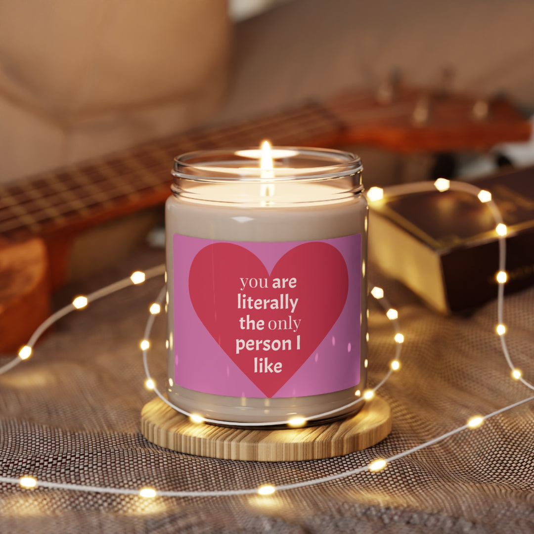 YOu are the only person i like-Scented Soy Candle, 9oz