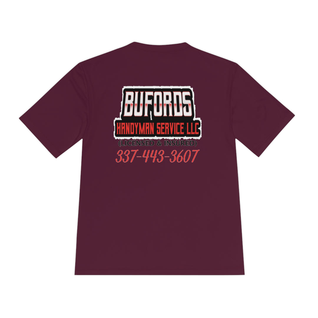 BUFORDS HANDYMAN SERVICE-Unisex Moisture Wicking Tee