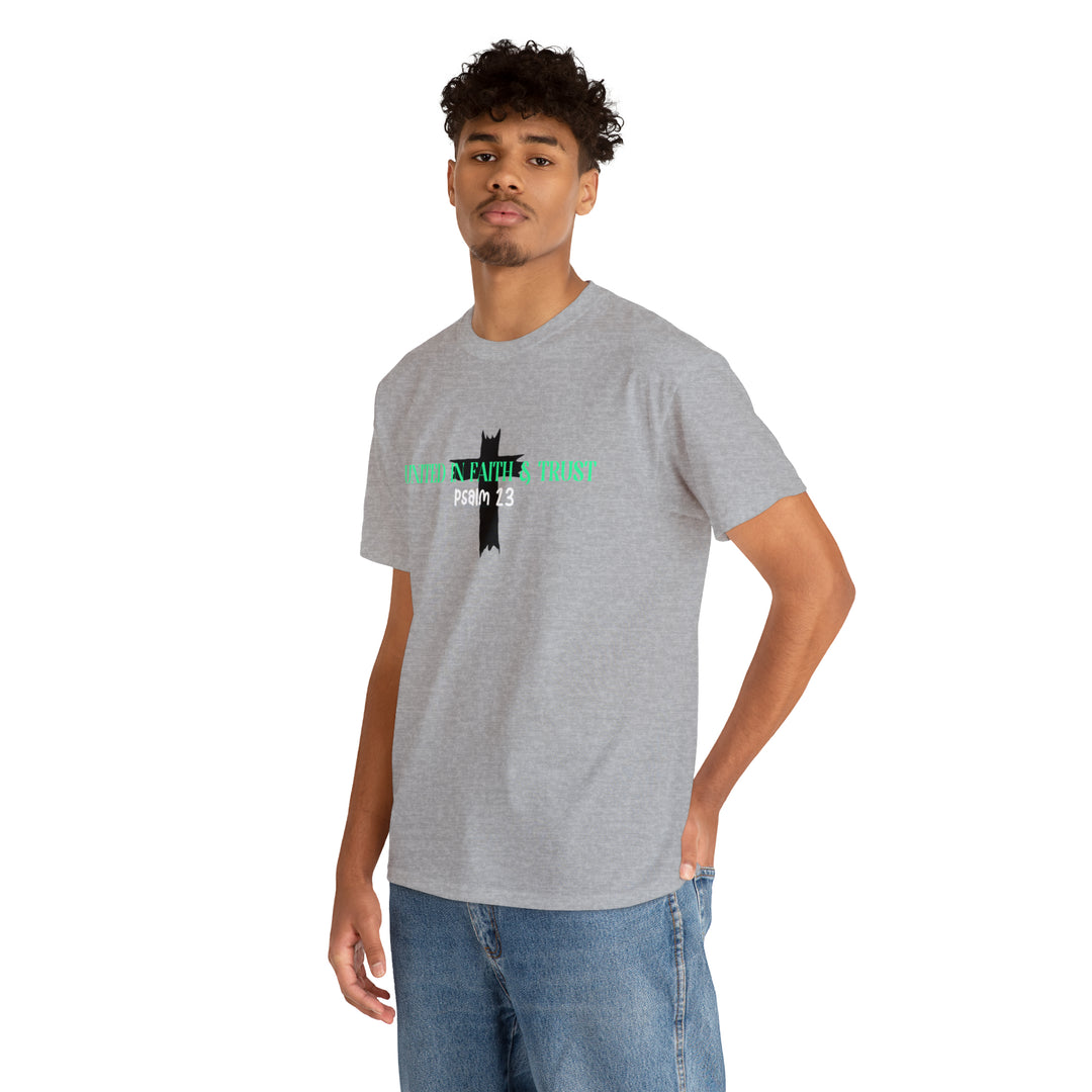 UNITED IN FAITH & TRUST-Unisex Heavy Cotton Tee