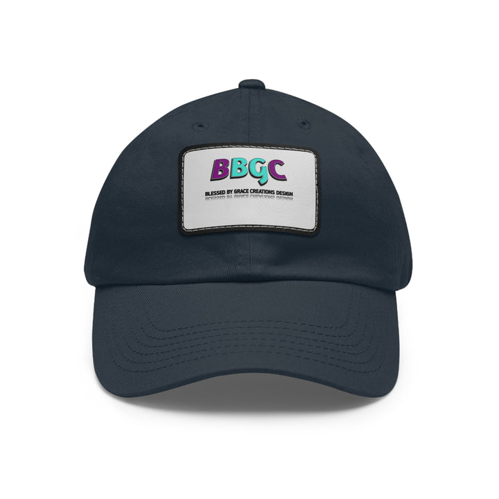 BBGC=Dad Hat with Leather Patch (Rectangle)