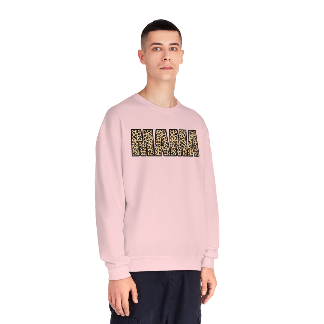 leopard MAMA Unisex NuBlend® Crewneck Sweatshirt