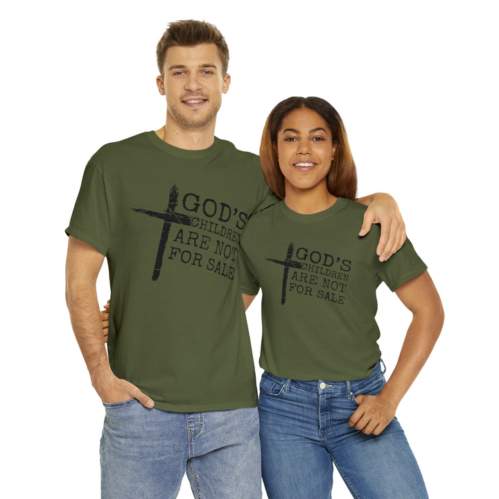 Gods children are not for sale-Unisex Heavy Cotton Tee