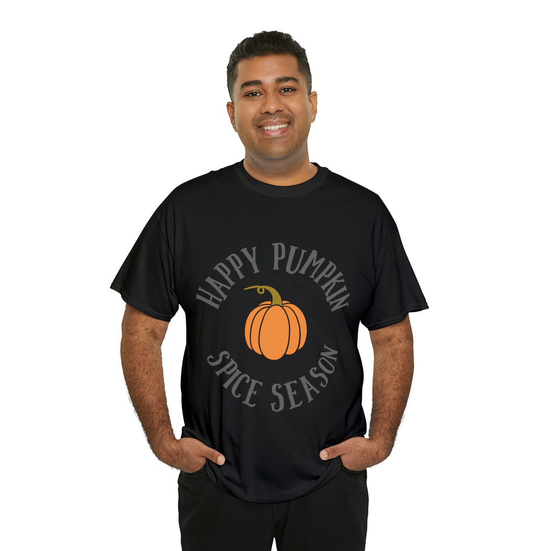 Happy Pumpkin=Unisex Heavy Cotton Tee
