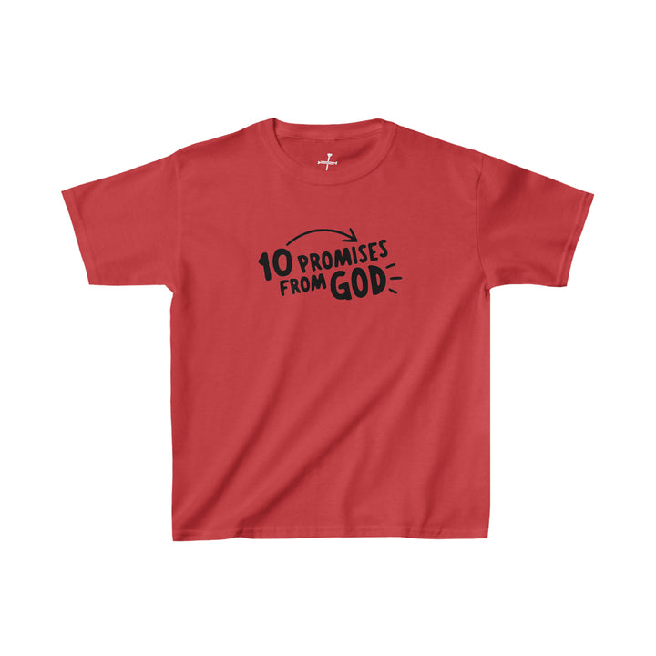 10 Promises from God=Kids Heavy Cotton™ Tee