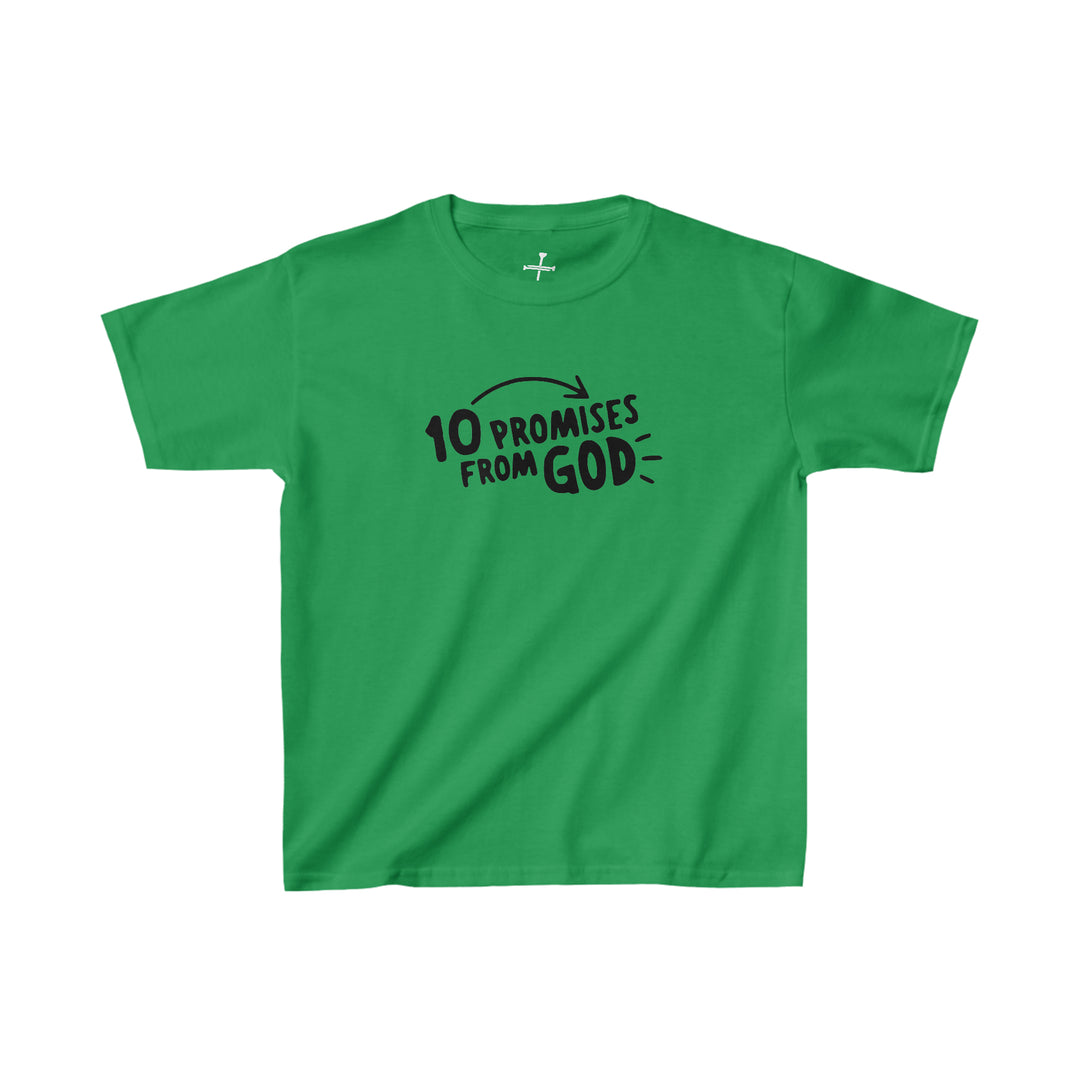 10 Promises from God=Kids Heavy Cotton™ Tee