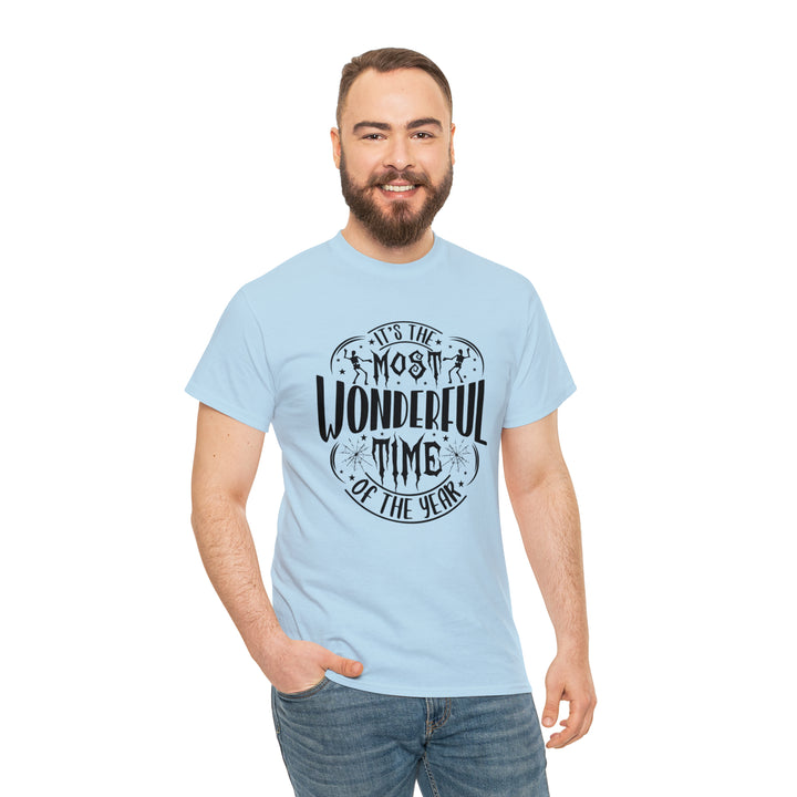 Most wonderful time of year-Unisex Heavy Cotton Tee
