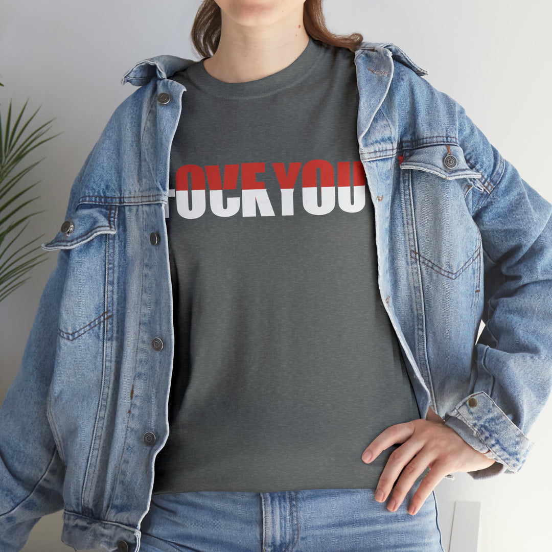 LOVE YOU-F YOU-Unisex Heavy Cotton Tee