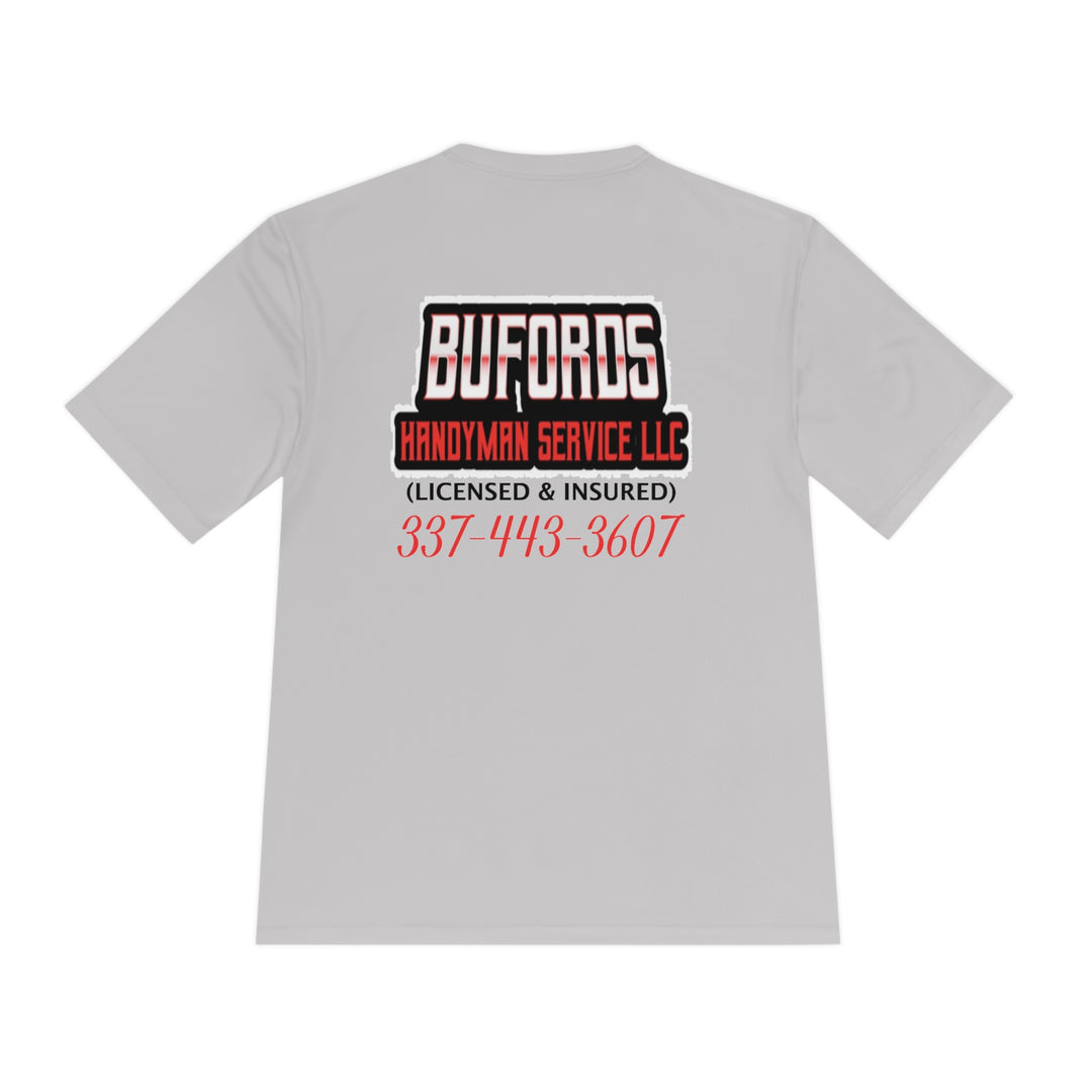 BUFORDS HANDYMAN SERVICE-Unisex Moisture Wicking Tee