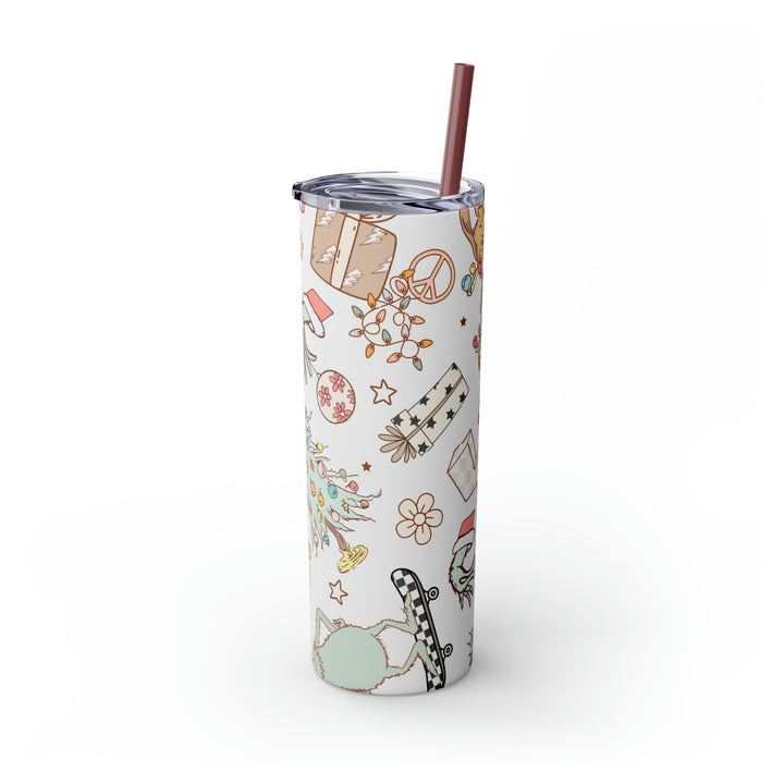 Skinny Tumbler with Straw, 20oz