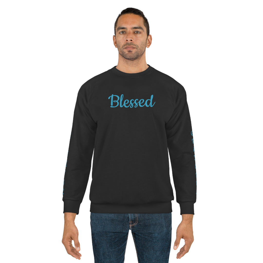 BLESSED-THANKFUL-GRATFUL-Unisex Sweatshirt (AOP)