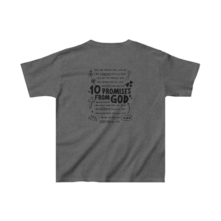 10 Promises from God=Kids Heavy Cotton™ Tee