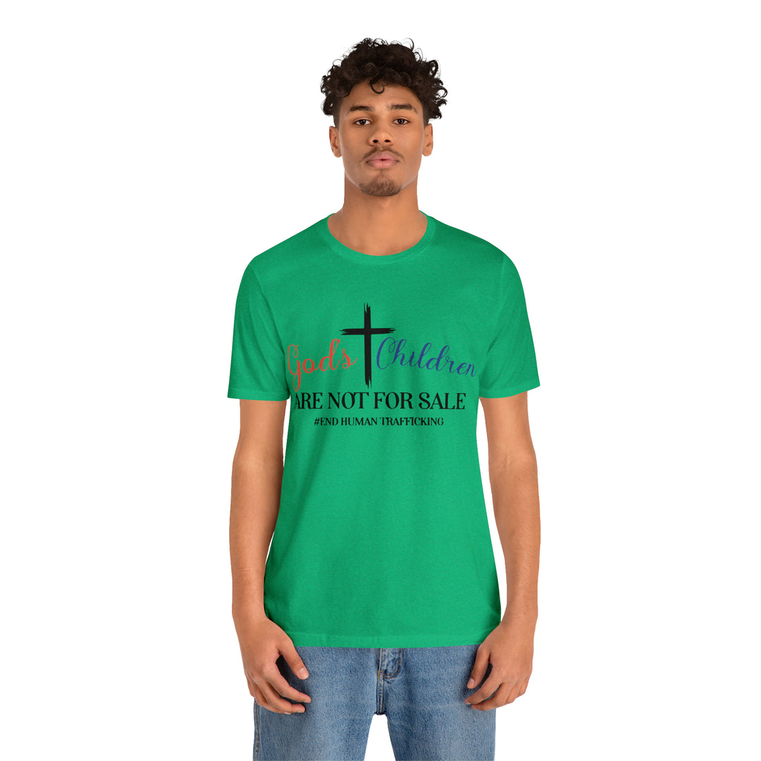 End Human trafficking-Unisex Jersey Short Sleeve Tee