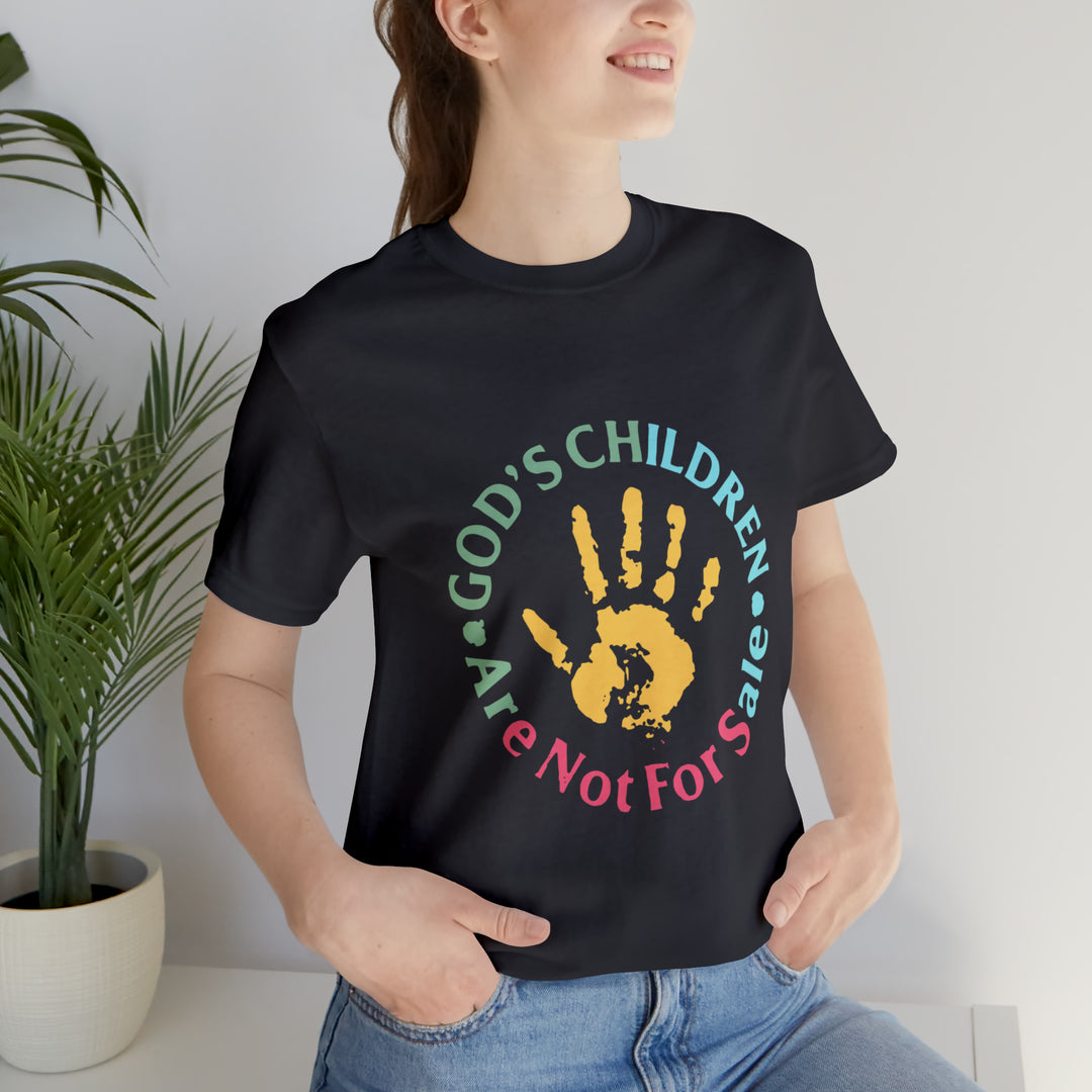 Gods children are not for sale-Unisex Jersey Short Sleeve Tee