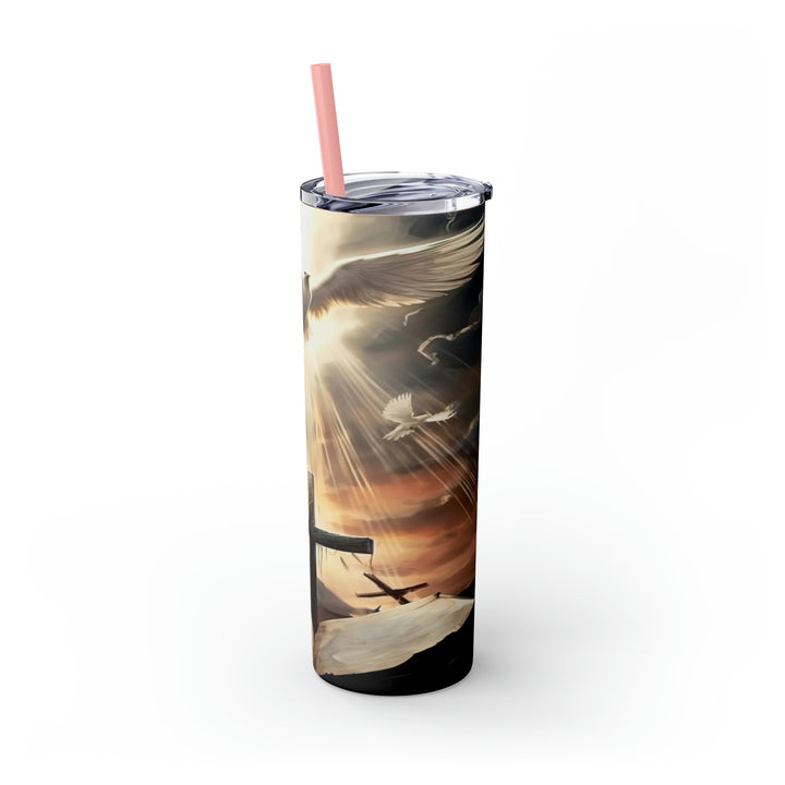 Skinny Tumbler with Straw, 20oz