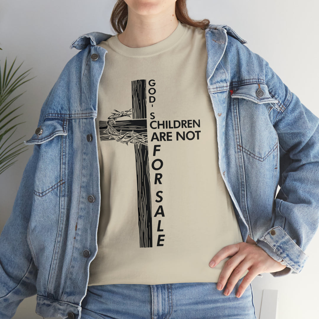 gods children are not for sale-Unisex Heavy Cotton Tee