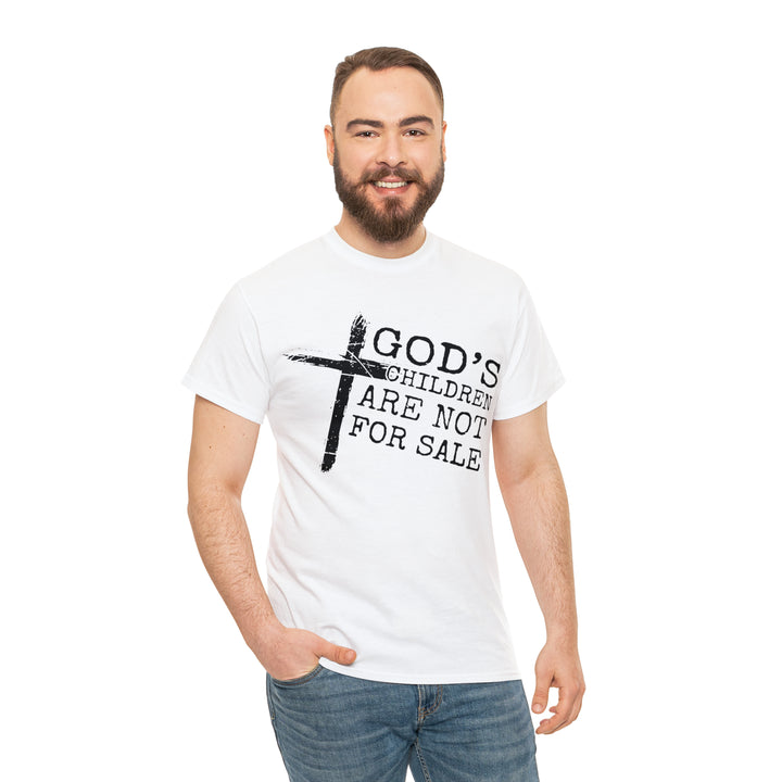 Gods children are not for sale-Unisex Heavy Cotton Tee