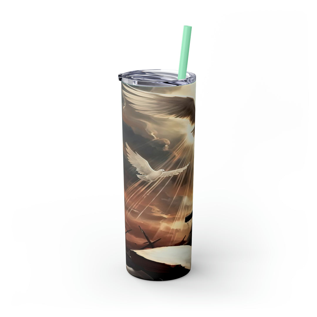 Skinny Tumbler with Straw, 20oz