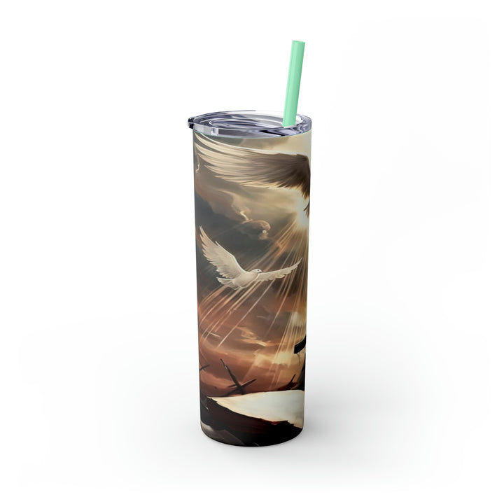 Skinny Tumbler with Straw, 20oz