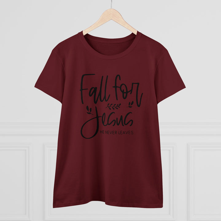 Fall For Jesus Women's Midweight Cotton Tee