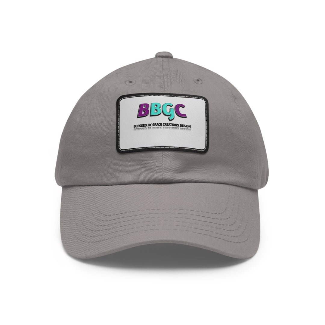 BBGC=Dad Hat with Leather Patch (Rectangle)