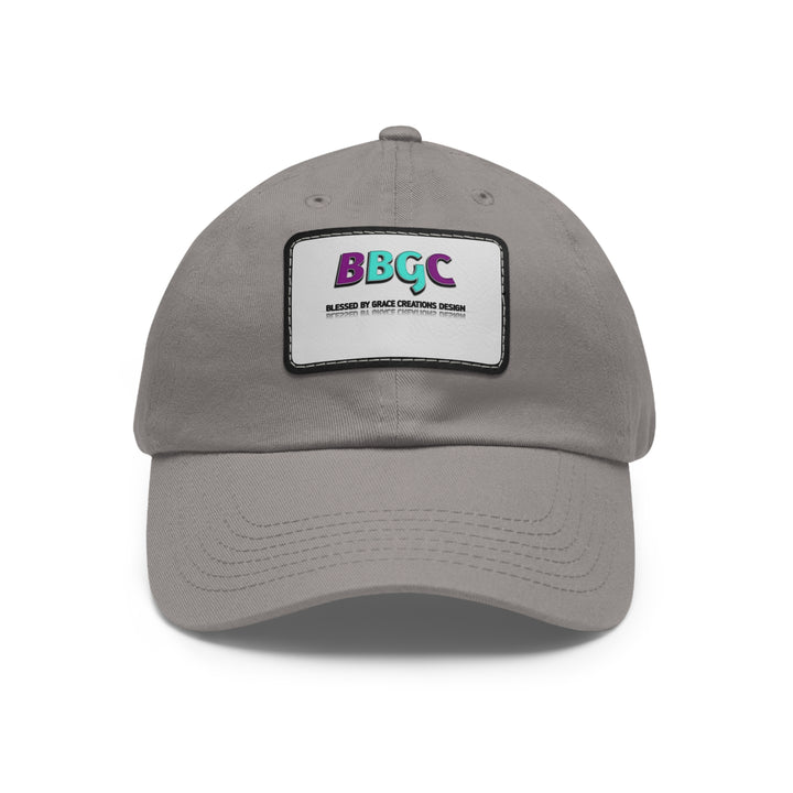 BBGC=Dad Hat with Leather Patch (Rectangle)