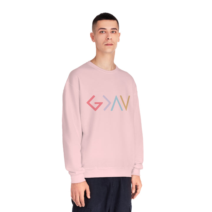 God is Greater Unisex NuBlend® Crewneck Sweatshirt