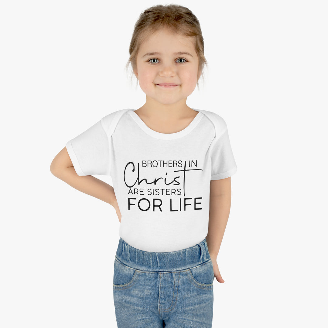 BROTHERS IN CHRIST-Infant Baby Rib Bodysuit