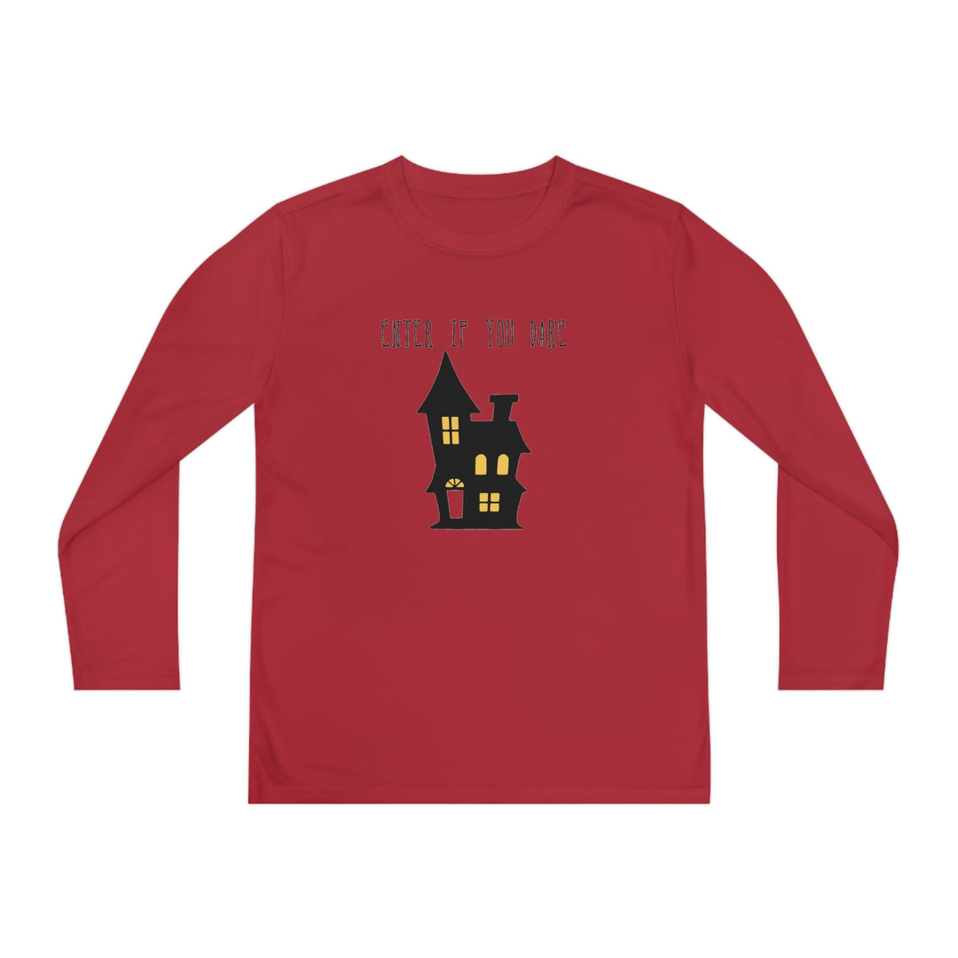 Enter if you dare-Youth Long Sleeve Competitor Tee