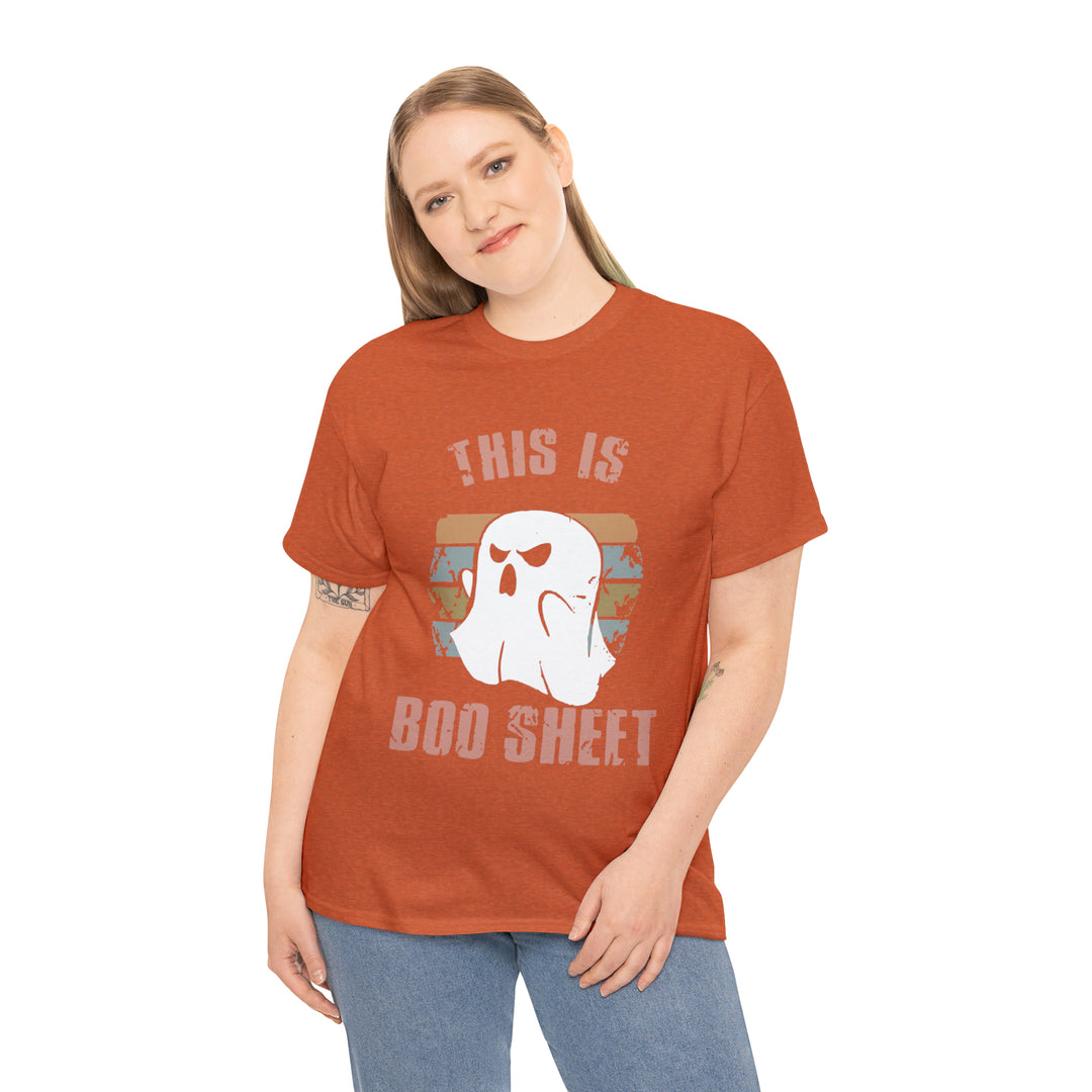 This is Boo Sheet-Unisex Heavy Cotton Tee