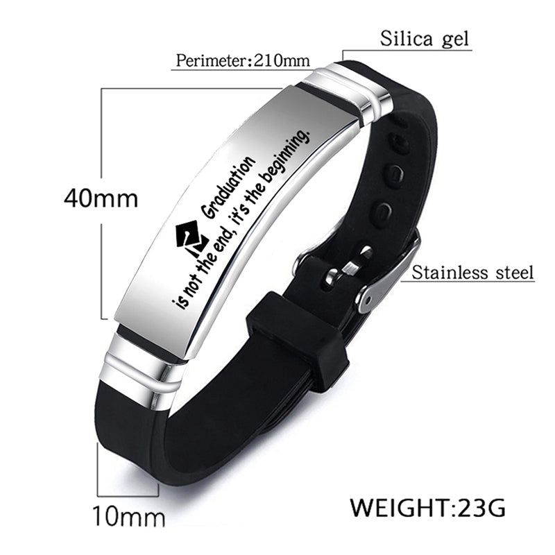 Class Of Graduation Inspirational Bracelet