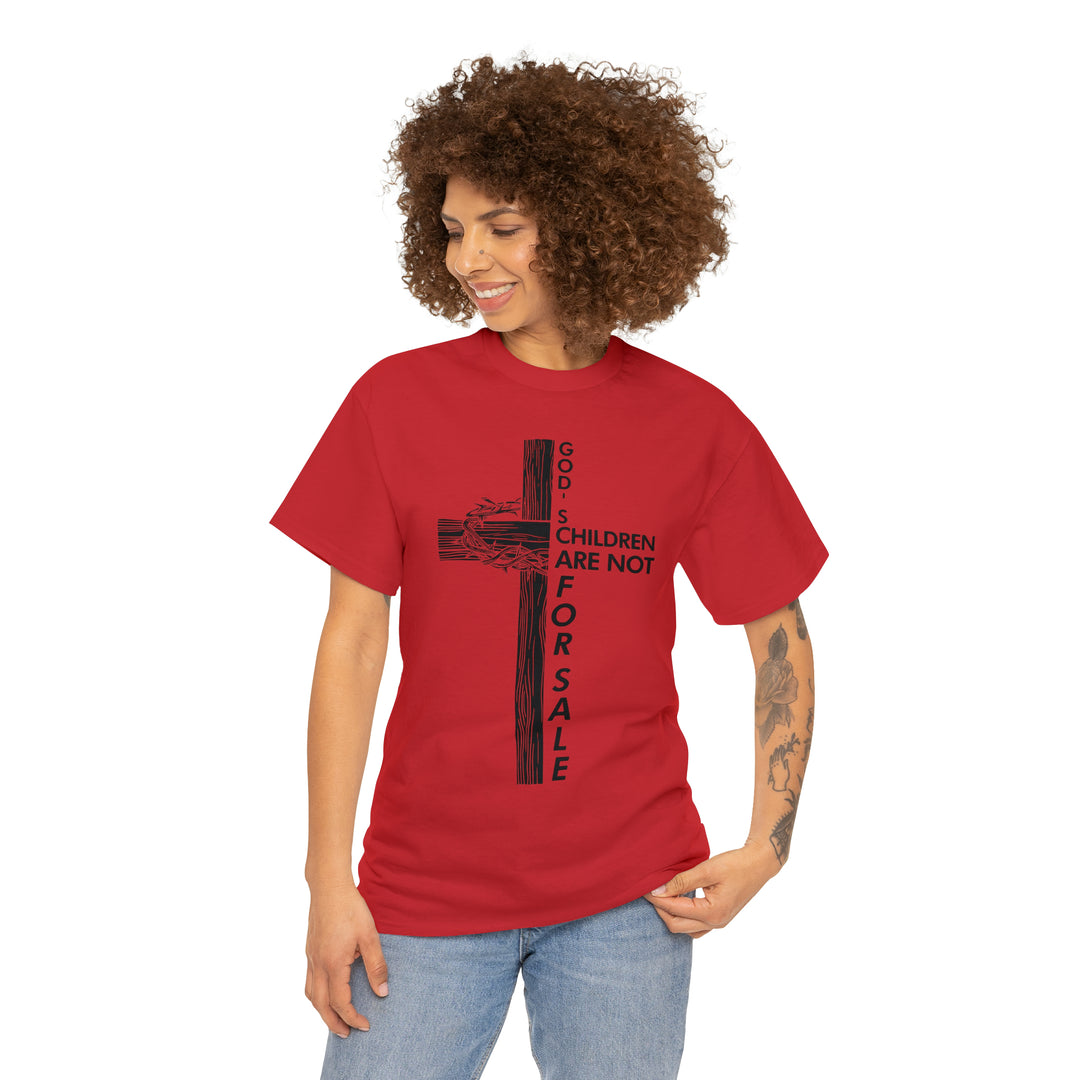 gods children are not for sale-Unisex Heavy Cotton Tee