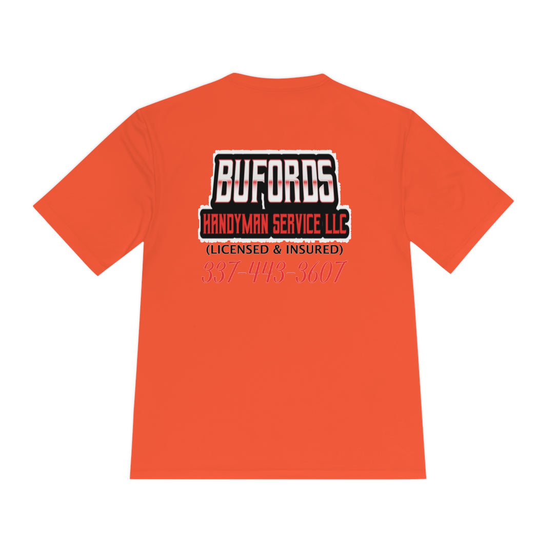 BUFORDS HANDYMAN SERVICE-Unisex Moisture Wicking Tee